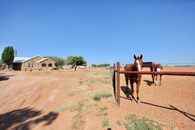 7501 N County Rd 29, Big Spring, TX 79720 - view of yard featuring a view of countryside