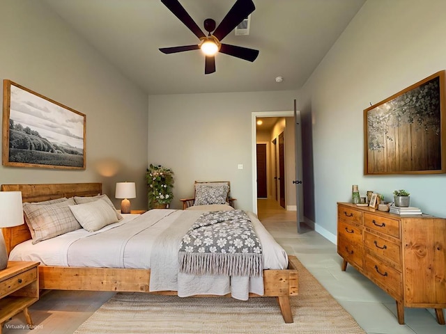 5516 E County Rd 93, Midland, TX 79706 - bedroom featuring a ceiling fan