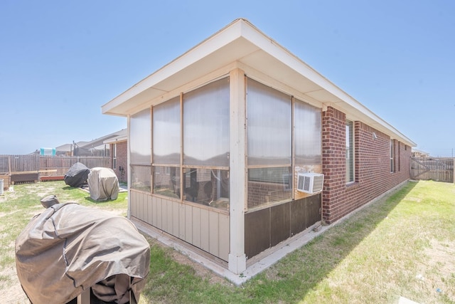 4906 Meadowside St, Midland, TX 79705 - view of home's exterior with brick siding and a fenced backyard