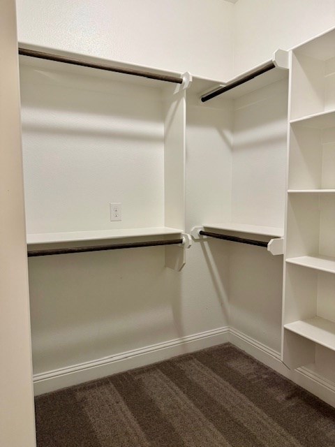 37 Devon Ct, Odessa, TX 79765 - walk in closet featuring dark carpet