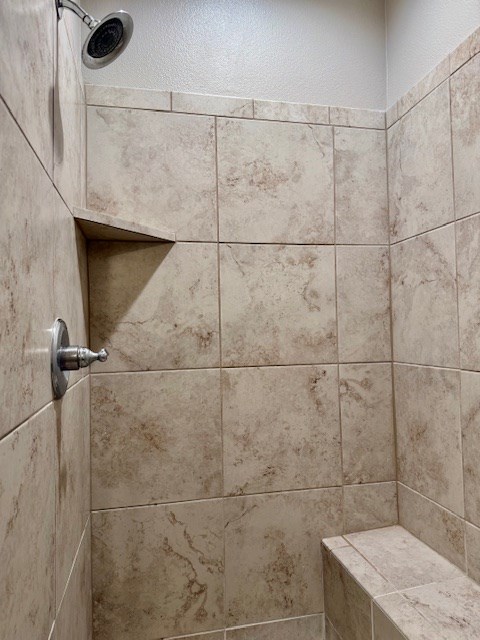 37 Devon Ct, Odessa, TX 79765 - bathroom view of a tile shower