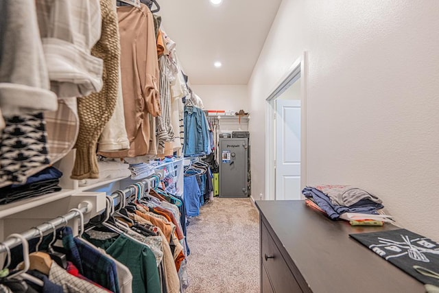 6803 Leather Ln, Midland, TX 79705 - walk in closet featuring carpet