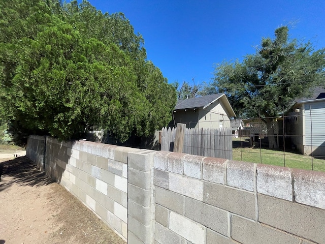 view of side of home