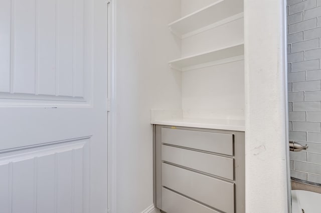 view of closet