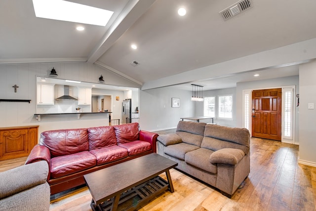 2603 Hughes St, Midland, TX 79705 - living area with light wood finished floors and a skylight