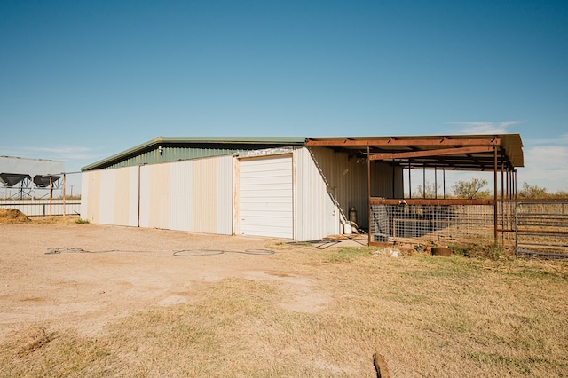 view of outbuilding