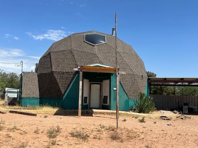 view of back of house