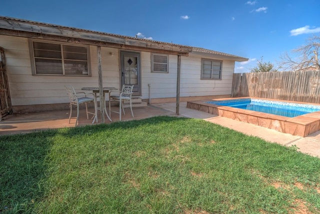 4606 N County Rd 1135, Midland, TX 79705 - rear view of property with a patio and entry steps