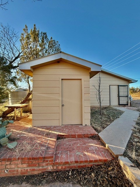 view of outbuilding