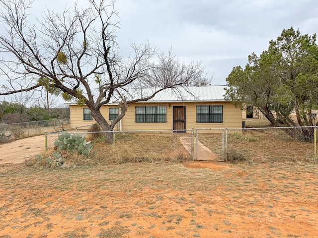 view of ranch-style house