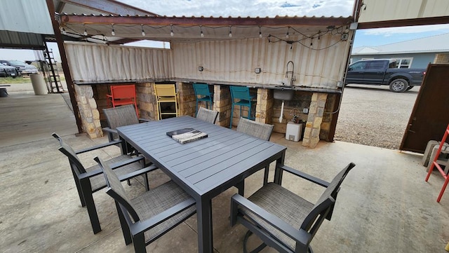 24501 S County Rd 1210, Midland, TX 79706 - view of patio featuring outdoor dining area