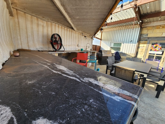 24501 S County Rd 1210, Midland, TX 79706 - view of patio with a grill and outdoor dining area