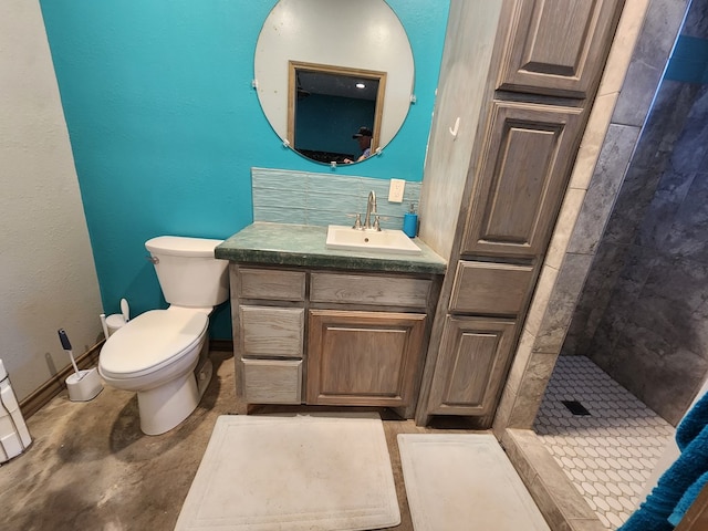 24501 S County Rd 1210, Midland, TX 79706 - bathroom with vanity and a shower stall