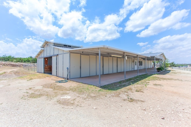 view of stable