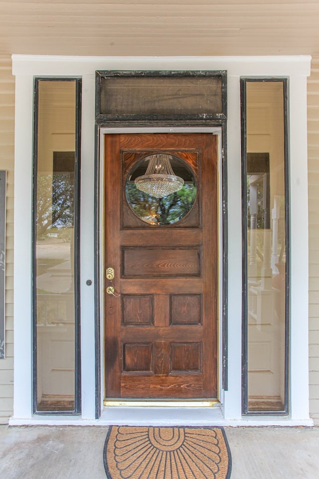 view of entrance to property