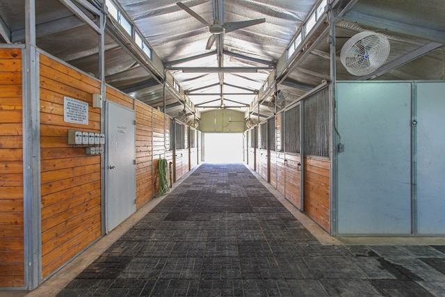 view of horse barn