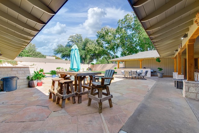 view of patio