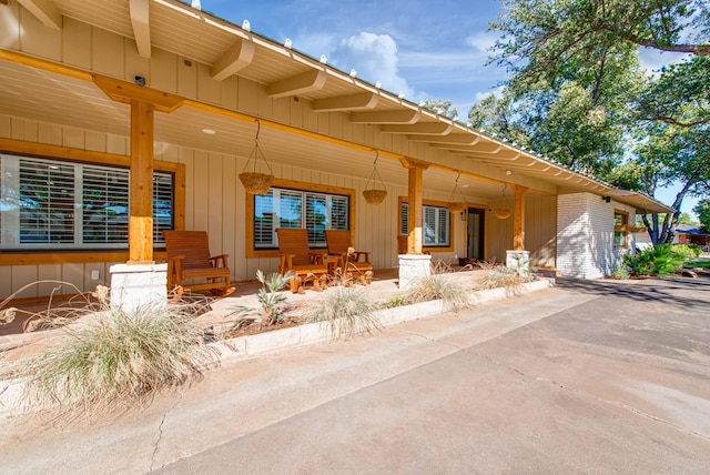 exterior space featuring a patio area