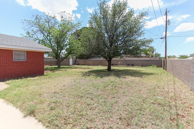 1900 Goliad St, Big Spring, TX 79720 - view of yard