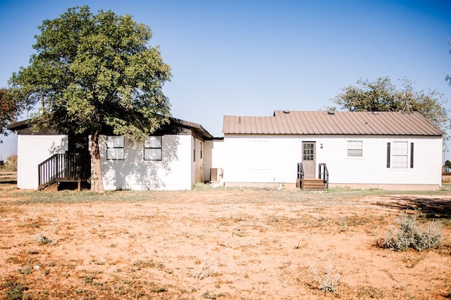 view of rear view of property