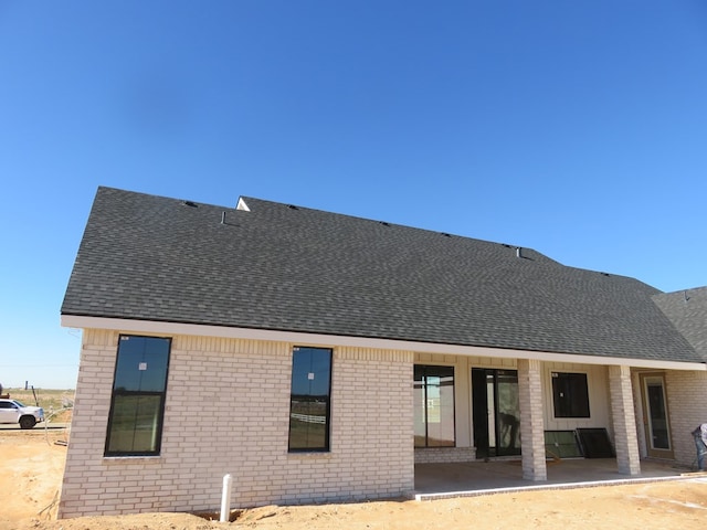 back of house featuring a patio