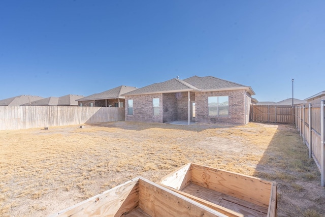 view of rear view of property