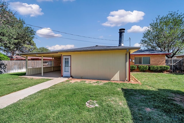 3404 W Michigan Ave, Midland, TX 79703 - rear view of property with a patio area