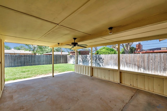 3404 W Michigan Ave, Midland, TX 79703 - view of patio featuring a ceiling fan