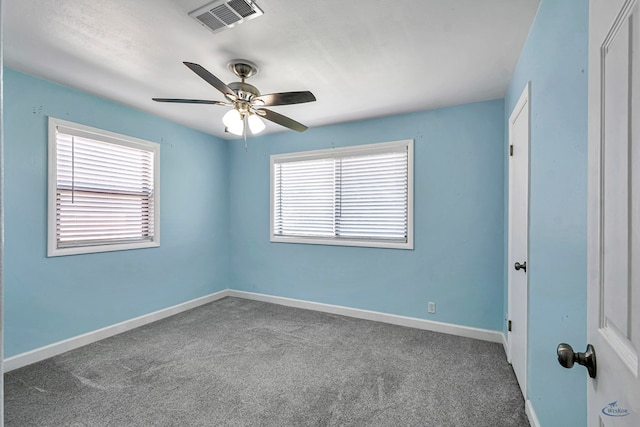 3404 W Michigan Ave, Midland, TX 79703 - carpeted empty room with ceiling fan and baseboards