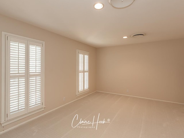 3307 Stanolind Ct, Midland, TX 79707 - unfurnished room with light colored carpet and recessed lighting