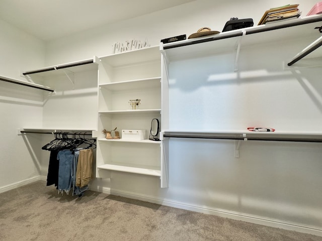 6005 Scaled Quail Rd, Midland, TX 79707 - spacious closet featuring carpet