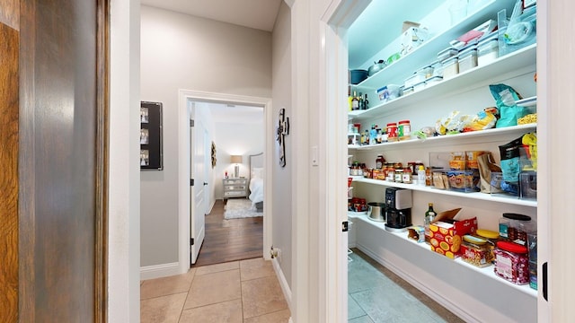 view of pantry