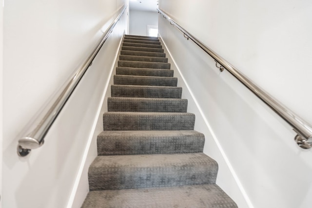15 Lakes Dr, Midland, TX 79705 - stairs with carpet