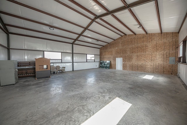 garage featuring a carport