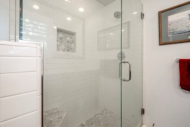 2607 N N St, Midland, TX 79705 - bathroom featuring a shower stall