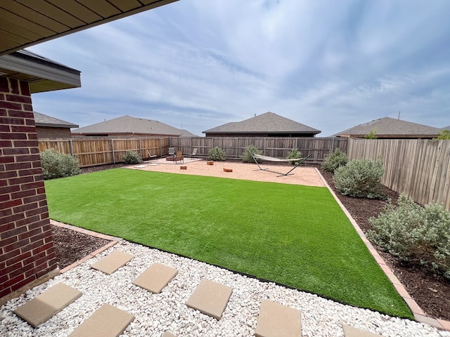 2908 Stagecoach Ct, Midland, TX 79705 - fenced backyard featuring a patio