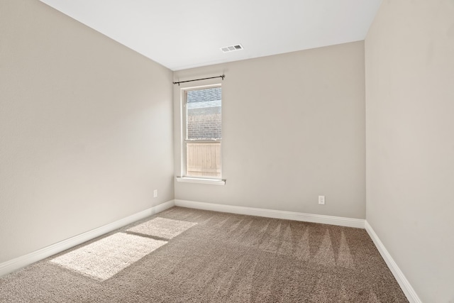 empty room with carpet floors