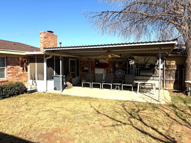 view of horse barn