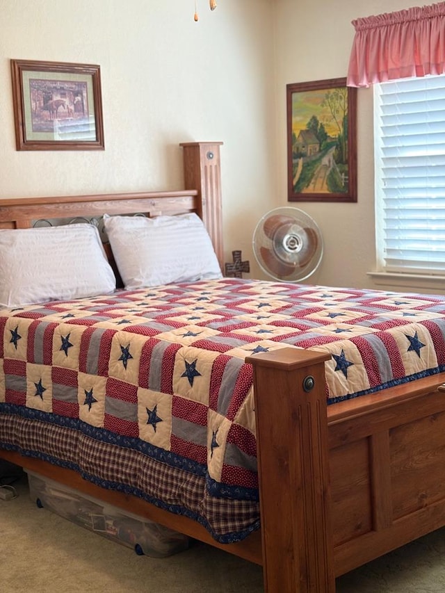 bedroom featuring carpet flooring