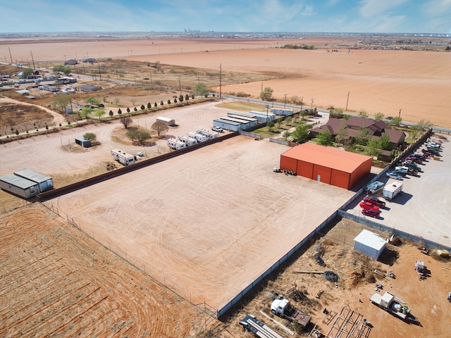 bird's eye view featuring view of desert