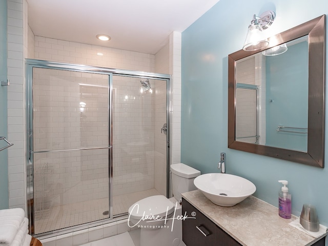 1700 Holloway Ave, Midland, TX 79701 - bathroom with vanity and a shower stall