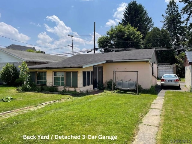 1804 Somerset Ave, Windber, PA 15963 - view of front of home with a front lawn and roof with shingles