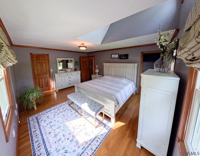 3056 Menoher Blvd, Johnstown, PA 15905 - bedroom with light wood-type flooring and crown molding