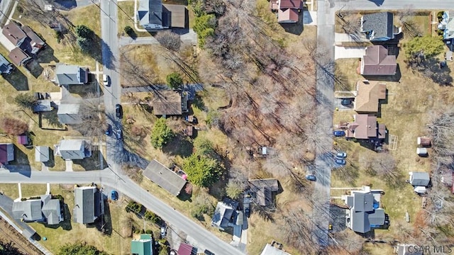 drone / aerial view featuring a residential view