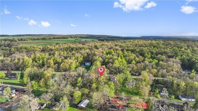 1036 Causeway Dr, Friedens, PA 15541 - aerial view of property's location with a heavily wooded area