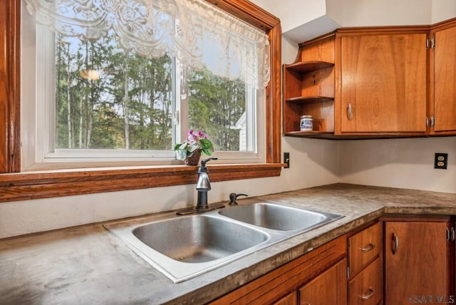 kitchen featuring sink