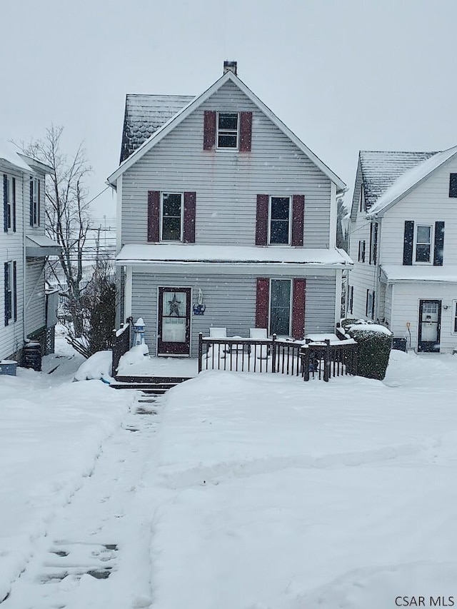 view of traditional style home