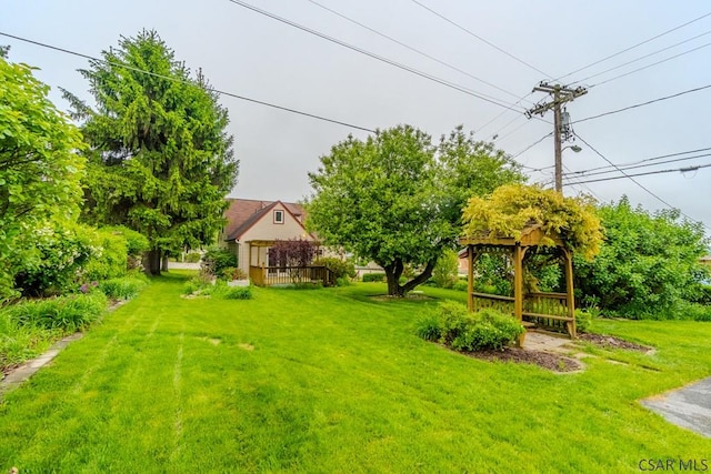 1750 Scalp Ave, Johnstown, PA 15904 - view of grassy yard with a gazebo
