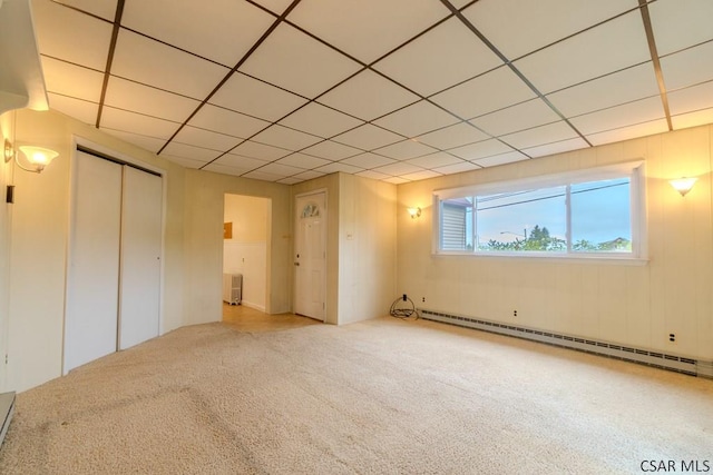1750 Scalp Ave, Johnstown, PA 15904 - unfurnished bedroom featuring baseboard heating, carpet, and a closet