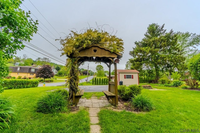1750 Scalp Ave, Johnstown, PA 15904 - view of grassy yard with a gazebo